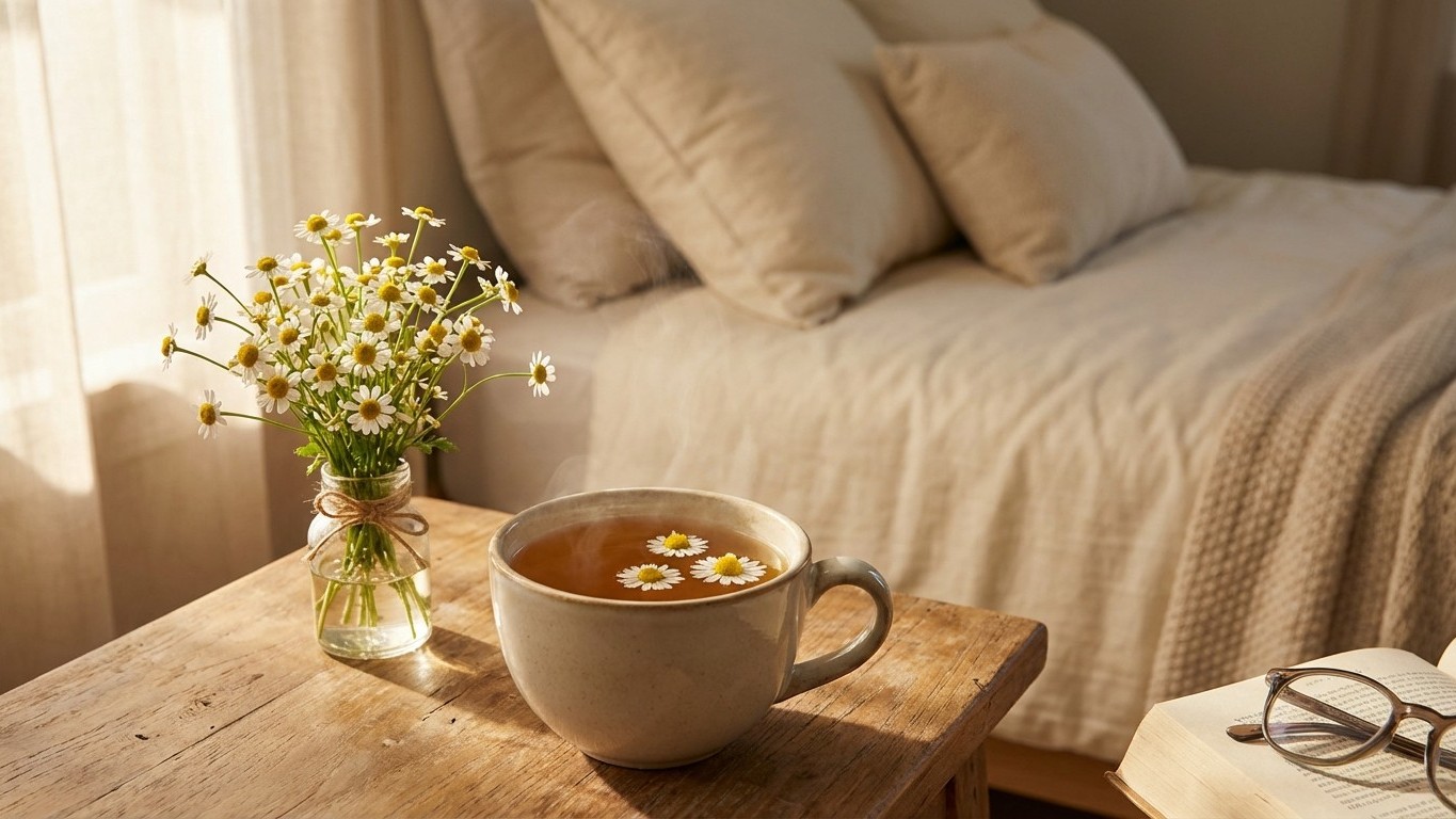 Camomille : bienfaits pour le sommeil et meilleure façon de la préparer