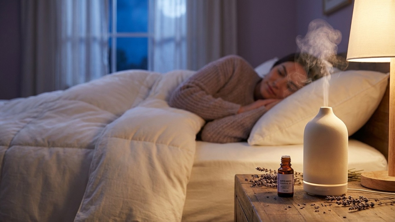 Huiles essentielles pour la chambre : lesquelles pour dormir et comment les utiliser