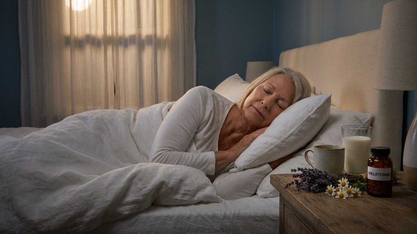 Seniors : aides naturelles au sommeil et précautions (médicaments, chutes, somnolence)