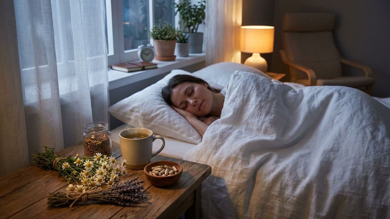 Remèdes naturels pour mieux dormir : guide complet (plantes, routine, compléments et techniques)