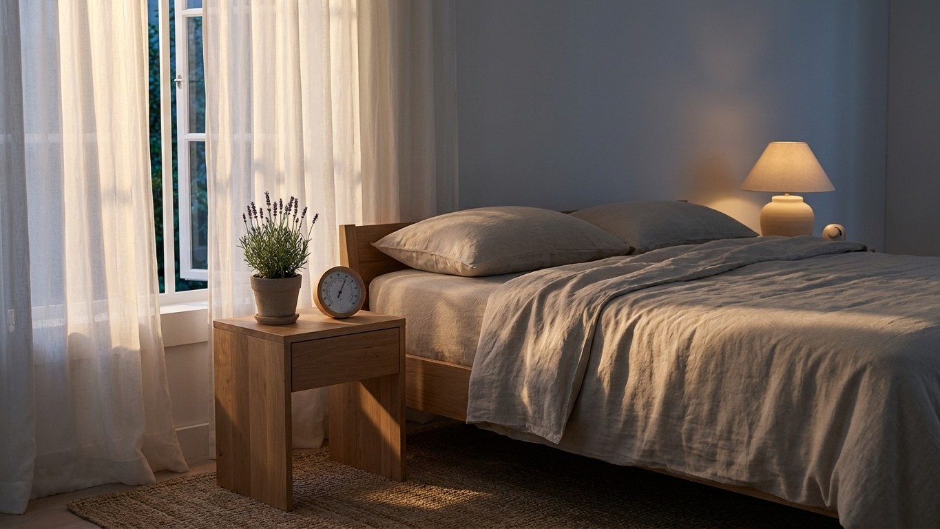 Améliorer l’environnement de sommeil naturellement : lumière, température, bruit et odeurs
