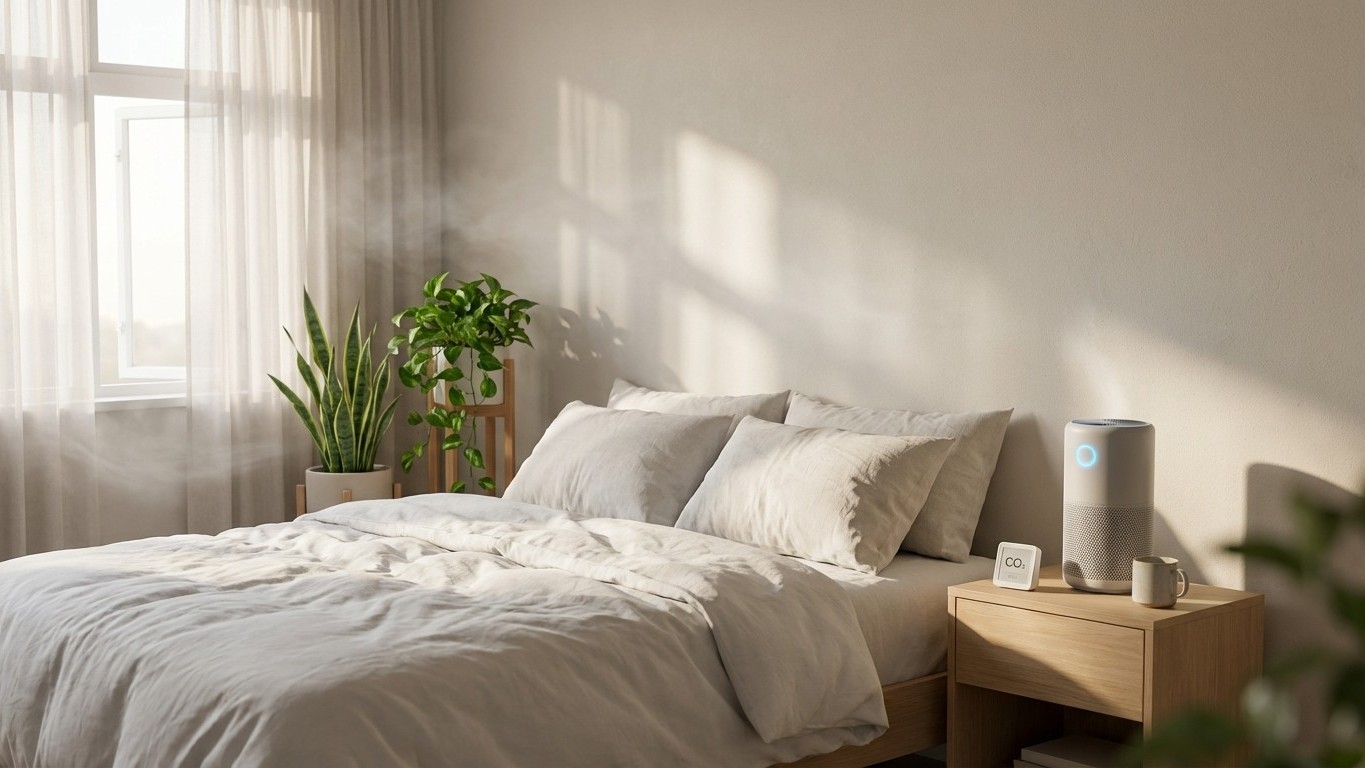 Odeurs, CO2 et qualité de l’air : améliorer sa chambre pour mieux dormir