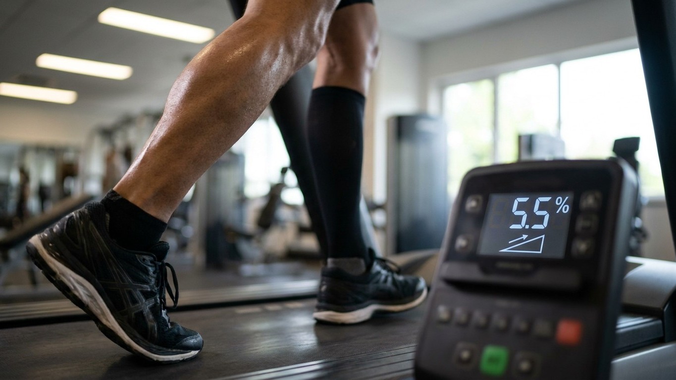 Why Your Treadmill Should Never Stay at 1%: What 3 Weeks of Data Revealed About Your Calves