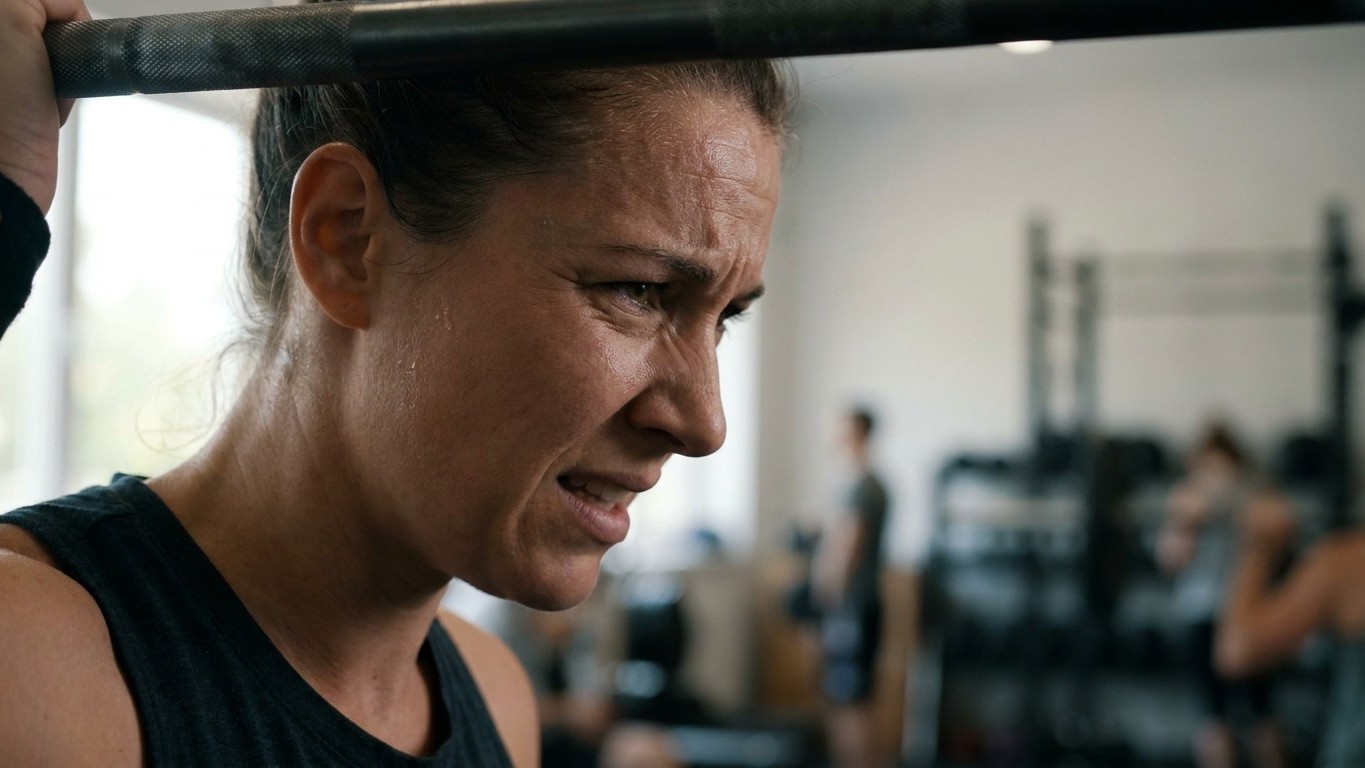 « I thought holding my breath just helped me lift more »: why that reflex on the overhead press is a problem for your eyes