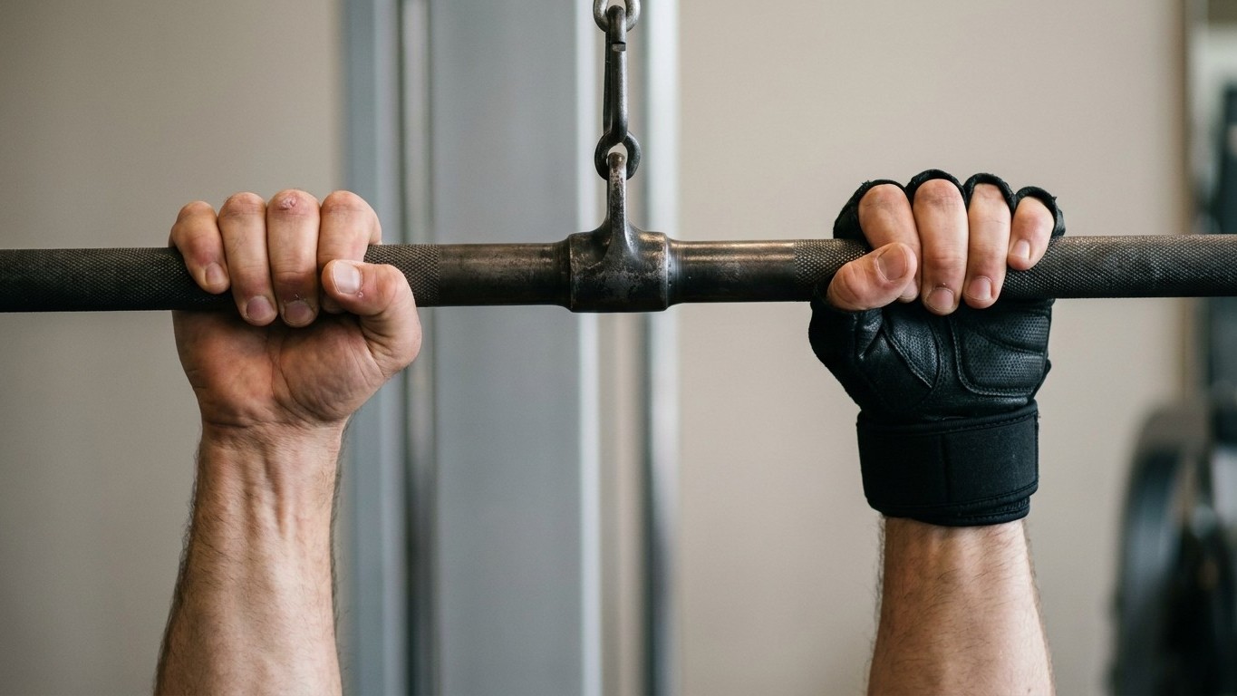 We all keep blaming our lats for giving out on the pulldown, when it's the padding in our gloves that decides when the set...