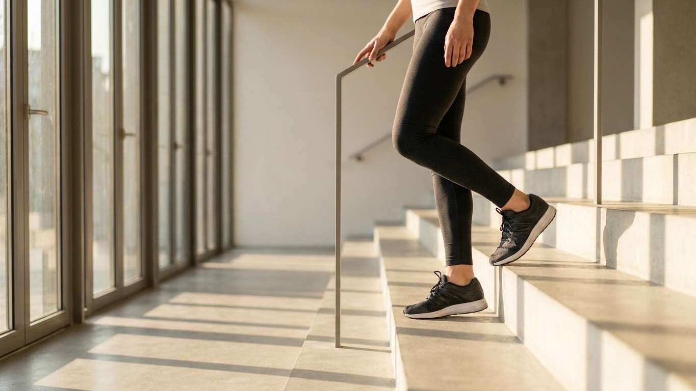 You've Been Using Stairs Wrong: Why Going Down Builds Muscle Better Than Going Up