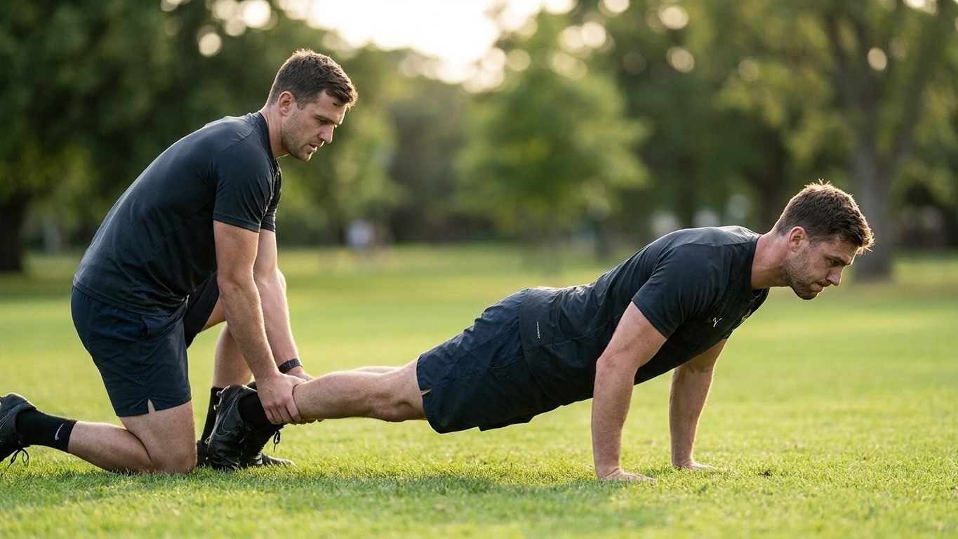 8,459 athletes lined up in one analysis, hamstring tears cut by half: fewer than 11% of clubs actually do the exercise