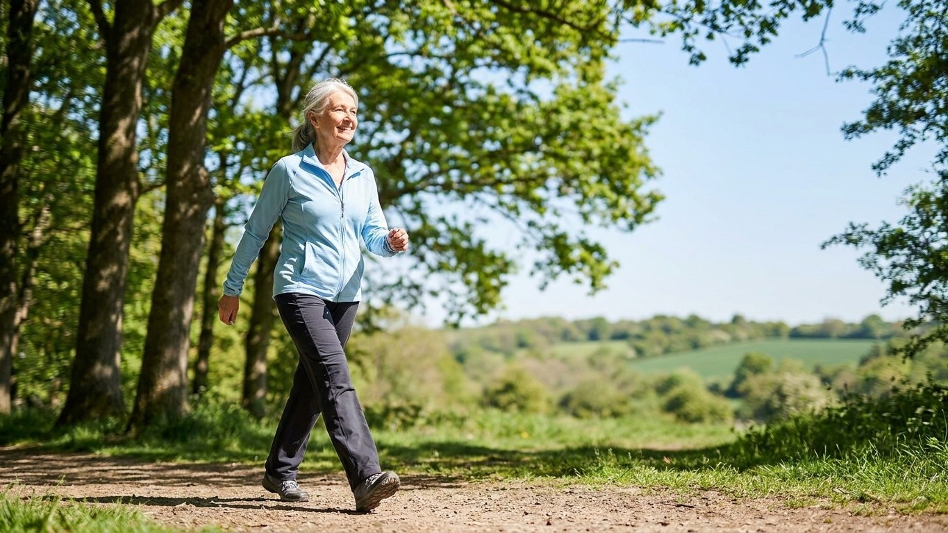 By walking three times a week for a whole year, 120 adults aged 55 to 80 literally changed what age was doing to their memory