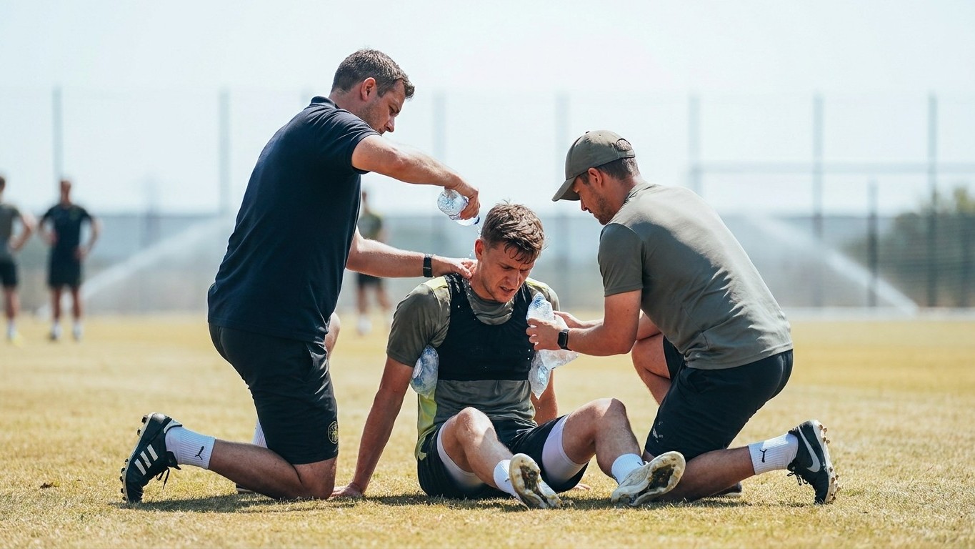 I drove a teammate to A&E myself just to save time: when the doctor explained what happens past 40.5 °C, it was already to...