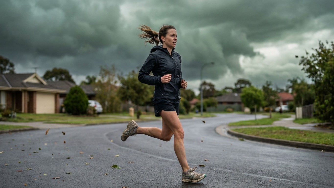 I set off on my usual loop as the first gust of a summer storm hit, just to beat the heat: twenty minutes later my chest s...