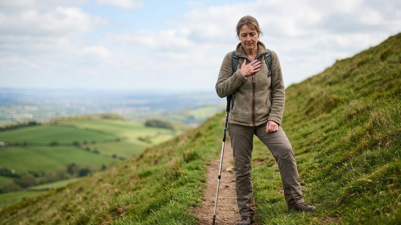 'It only tightens on the same hill, at the same pace': the two minutes after stopping that most walkers put down to lost f...